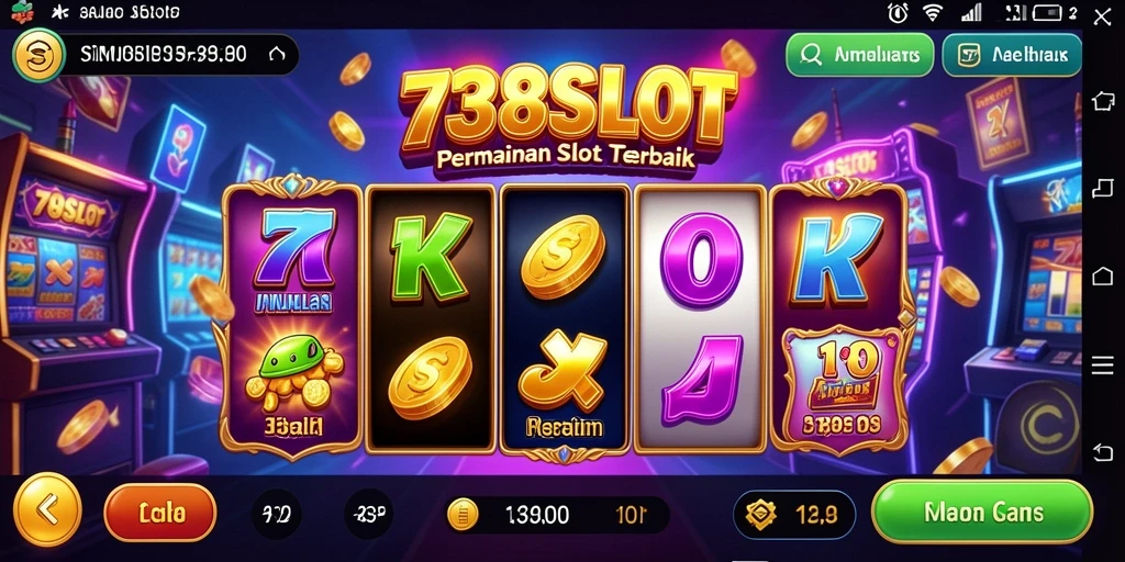 Screenshot gameplay 738SLOT menampilkan grafis yang menakjubkan dan suasana bermain yang memikat.