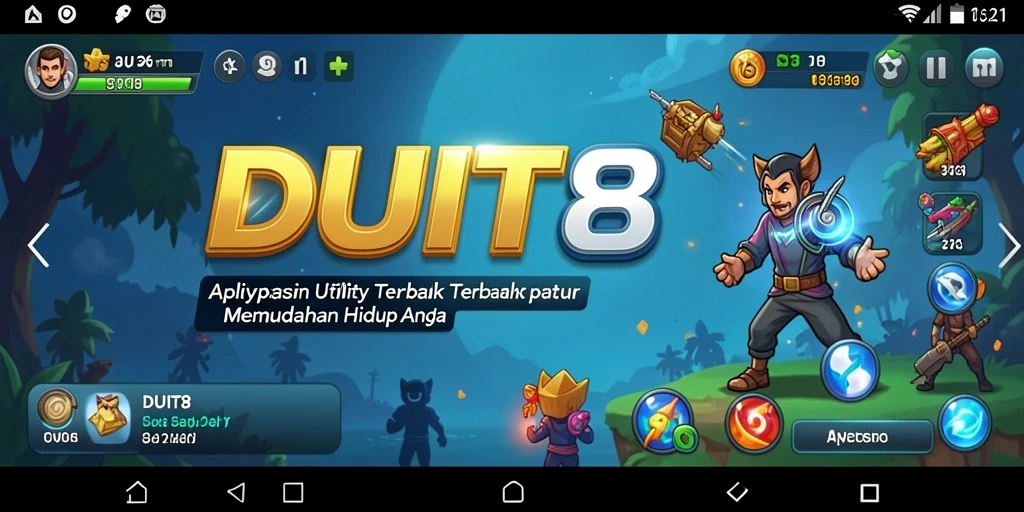 Tampilan antarmuka <strong>DUIT8</strong> yang user-friendly dan intuitif.