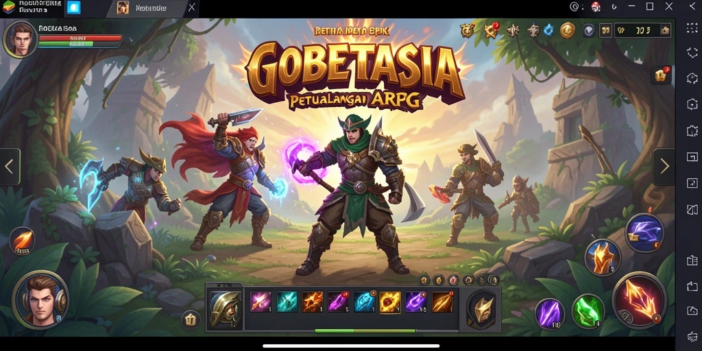 Gameplay GOBETASIA yang seru dan menantang di dunia ARPG.
