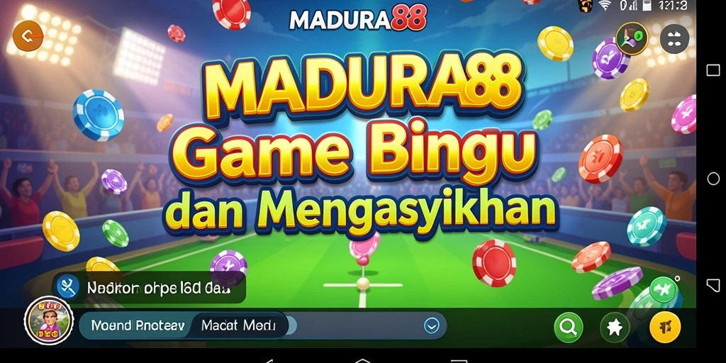 Tampilan seru gameplay Bingo di MADURA88 dengan pemain yang aktif.