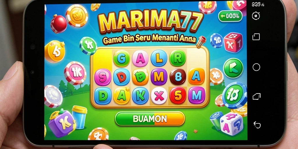 Tampilan gameplay seru dari MARIMA77 dalam permainan Bingo.