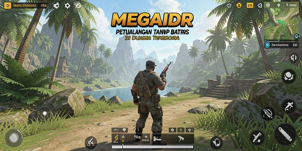 Gameplay menakjubkan dalam dunia terbuka MEGAIDR.