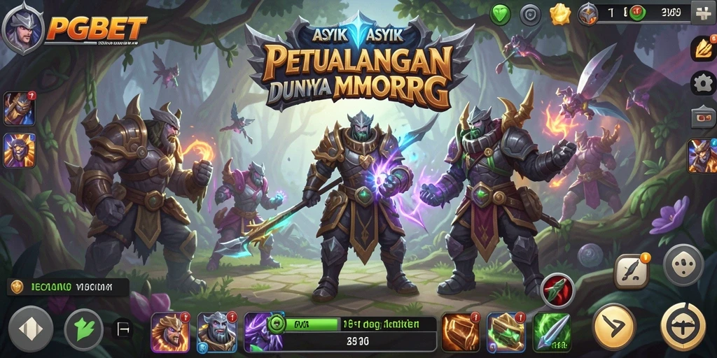 Screenshot gameplay PGBET menunjukkan petualangan seru dalam dunia MMORPG.