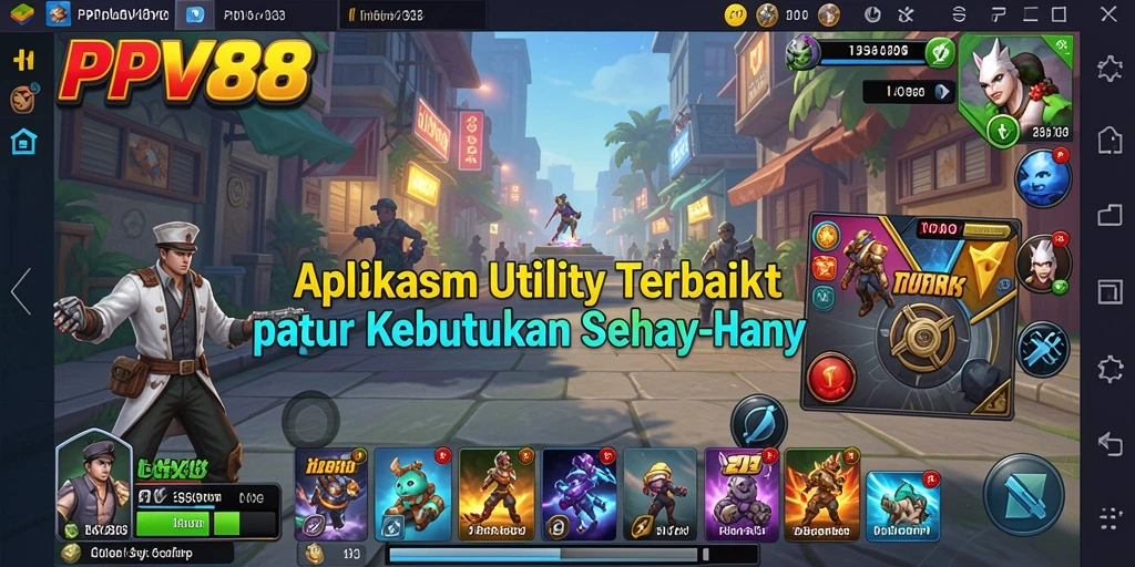 Tampilan antarmuka pengguna PPV88 yang sederhana dan fungsional.