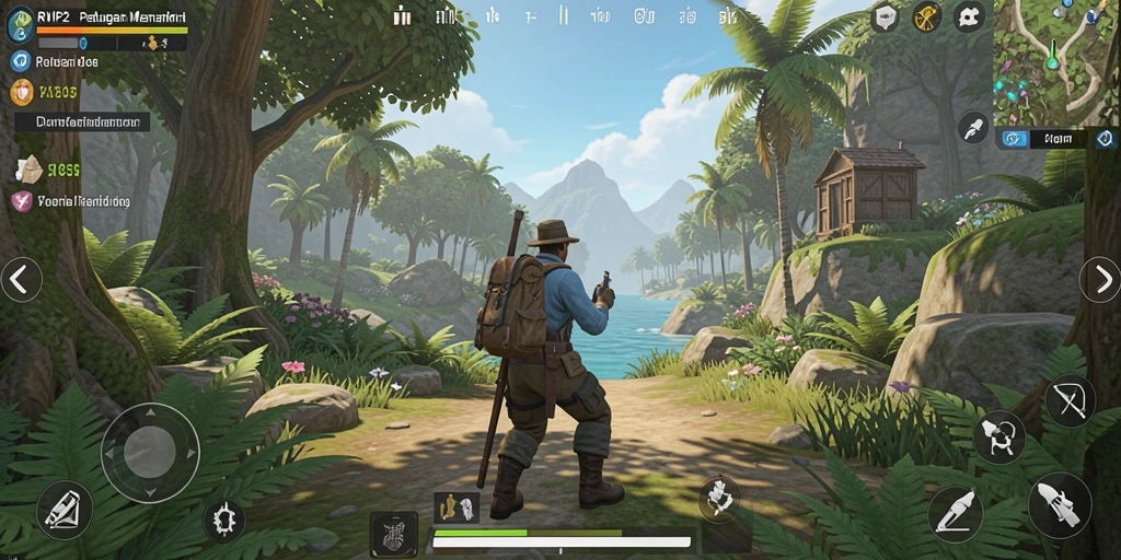 Screenshot utama RVIP2 menampilkan gameplay Open World yang mendalam.